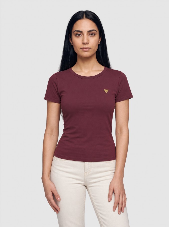Camiseta Mujer Burdeos Guess Underwear