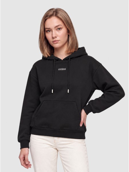 Sweatshirt Guess Mulher Fabrizia Hoodie Sweatshirt