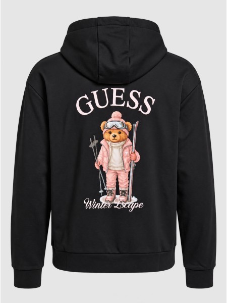 Sweatshirt Guess Mulher Fabrizia Hoodie Sweatshirt
