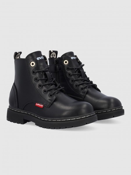 Botas Ni�a Negro Levis
