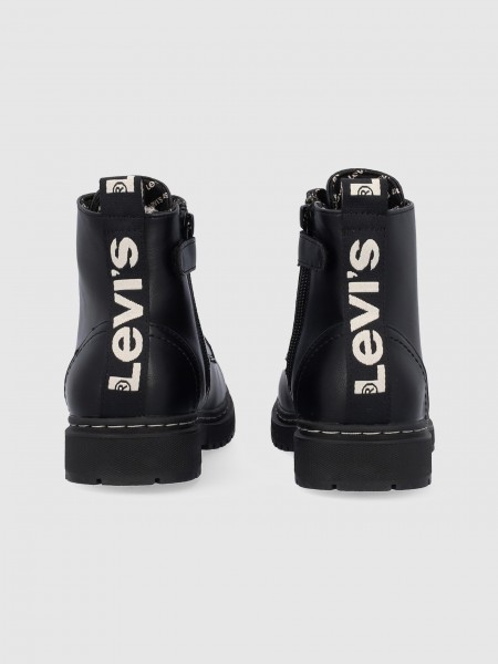 Botas Ni�a Negro Levis