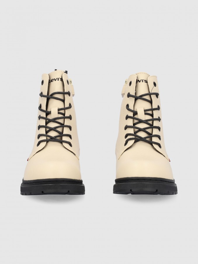 Botas Ni�a Blanco Levis