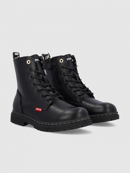 Botas Ni�a Negro Levis