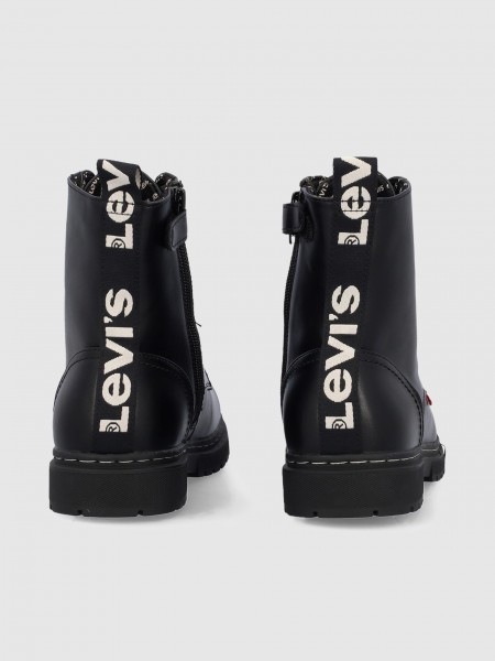 Botas Ni�a Negro Levis