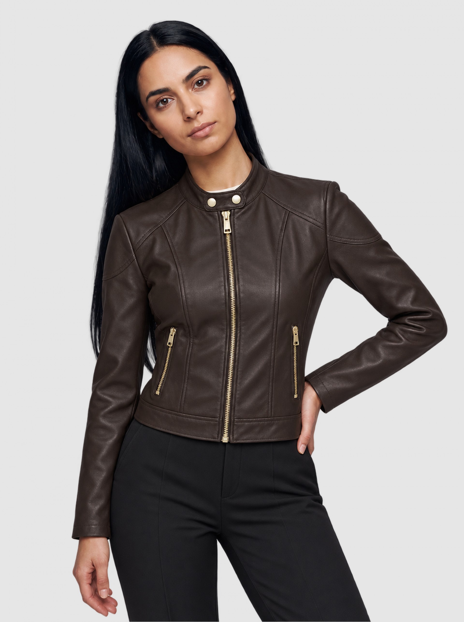 Chaqueta Mujer Marrón Guess