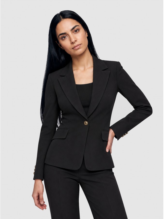 Blazer Mujer Negro Guess