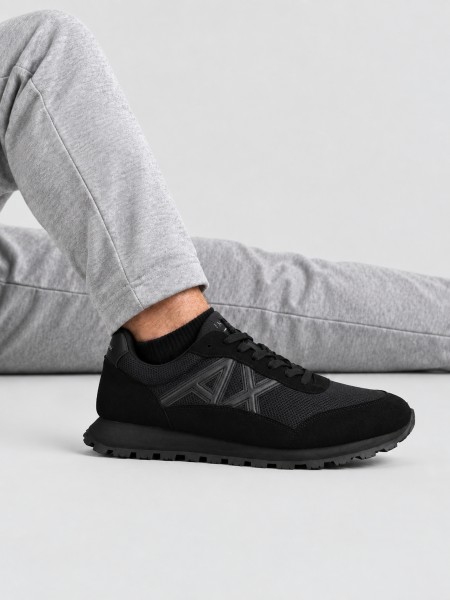 Sneakers Man Black Armani Exchange