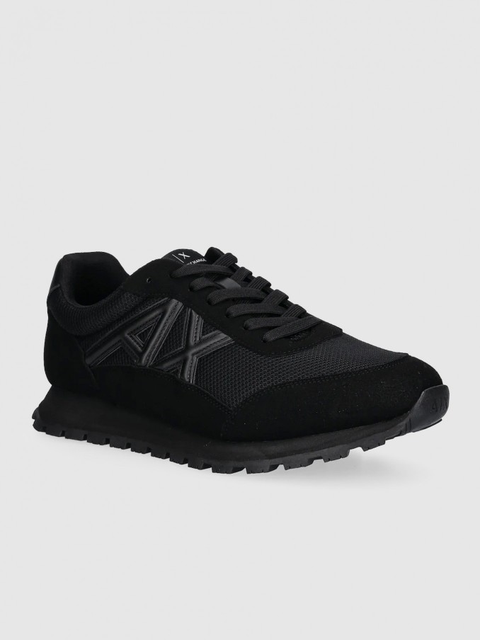 Sneakers Man Black Armani Exchange
