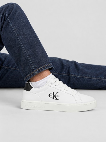 Tenis Hombre Blanco Calvin Klein