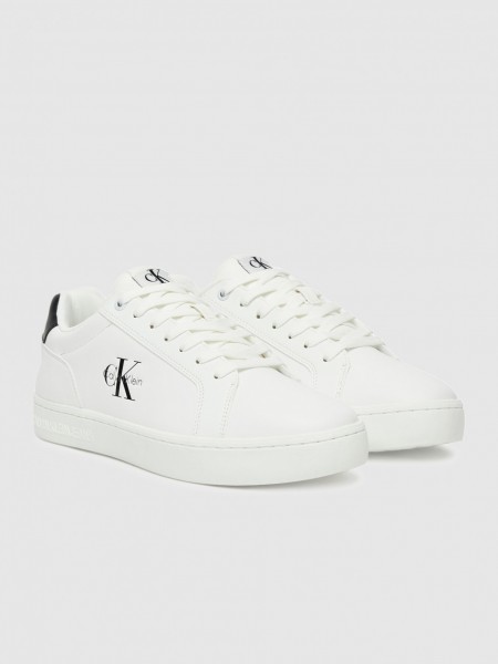 Tenis Hombre Blanco Calvin Klein