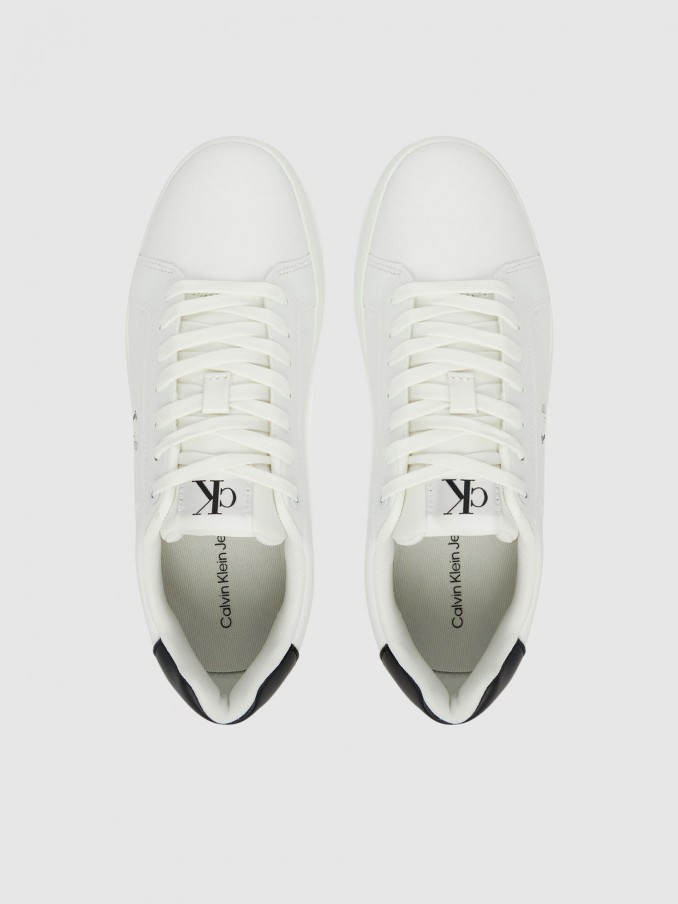 Tenis Hombre Blanco Calvin Klein