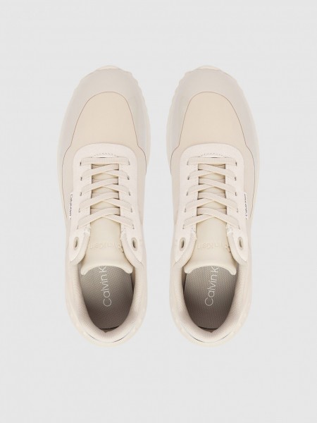 Sapatilha Calvin Klein Mulher Eva Runner Lace Up Mat Mix