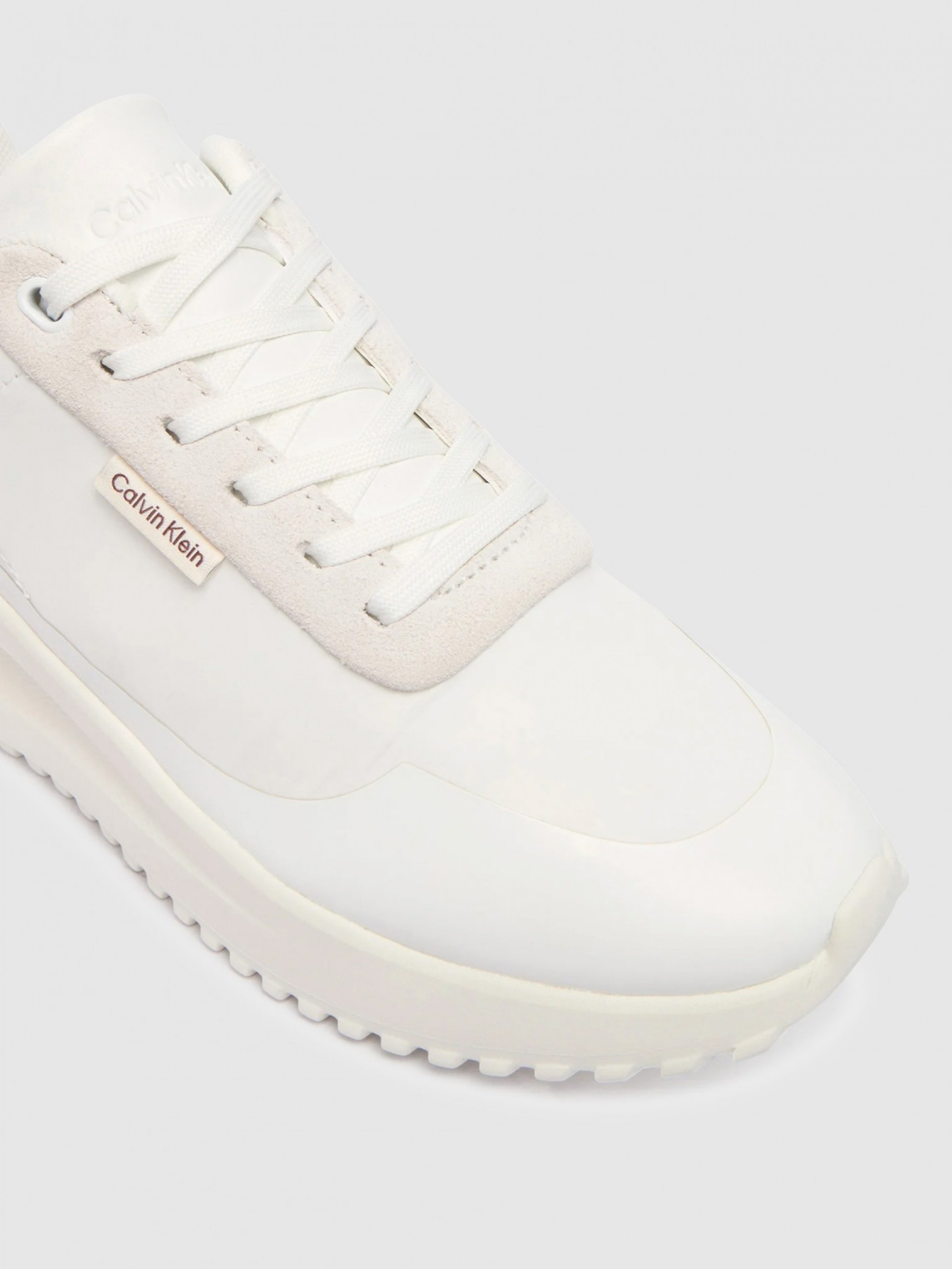 Sapatilha Calvin Klein Mulher Eva Runner Lace Up Mat Mix