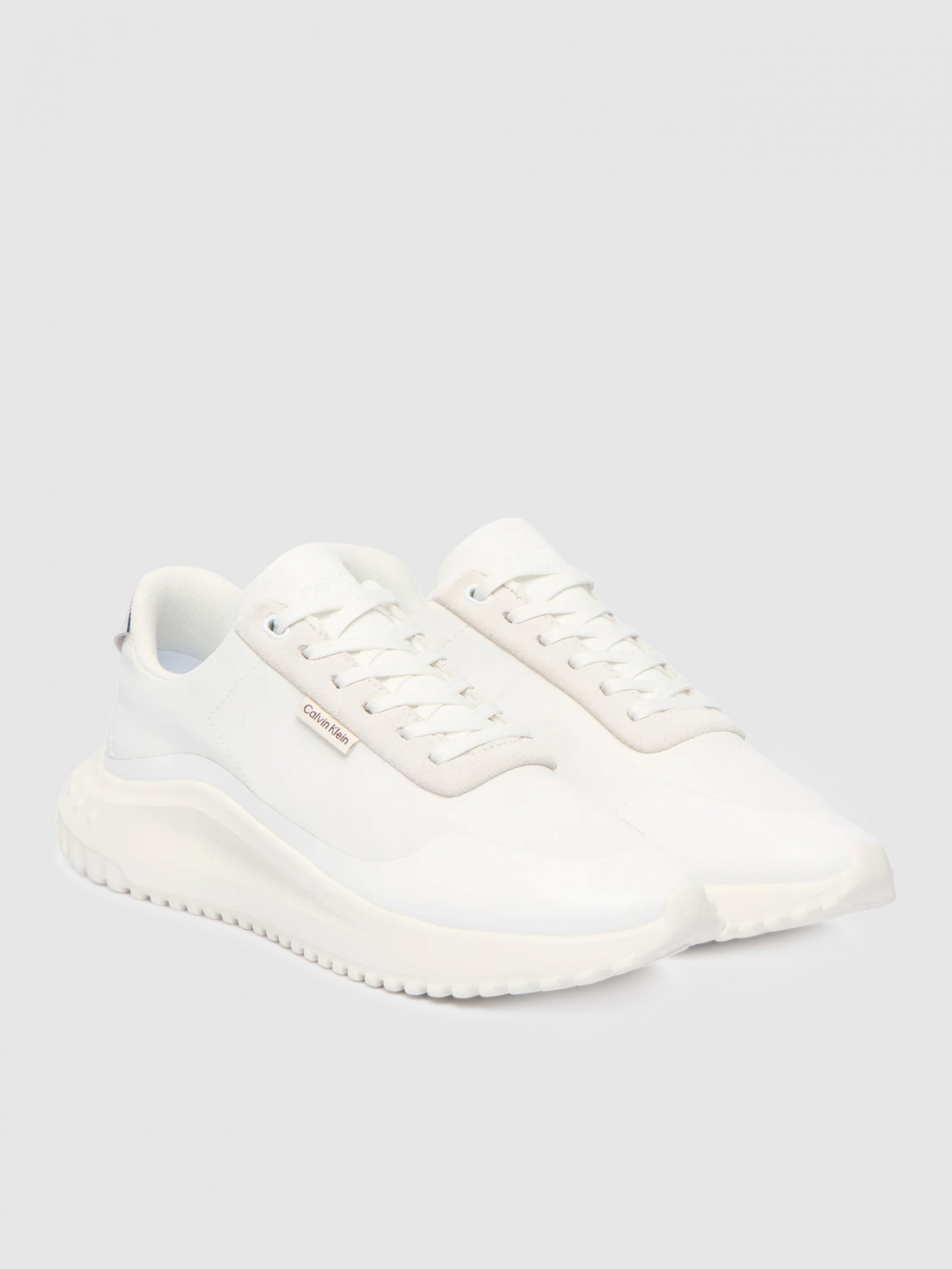 Sapatilha Calvin Klein Mulher Eva Runner Lace Up Mat Mix