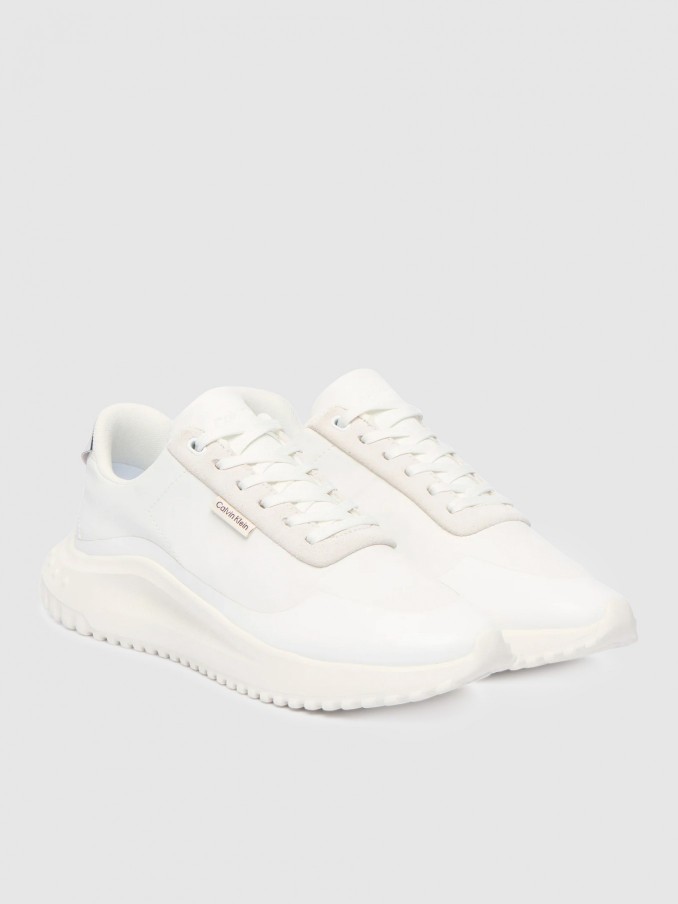 Sapatilha Calvin Klein Mulher Eva Runner Lace Up Mat Mix