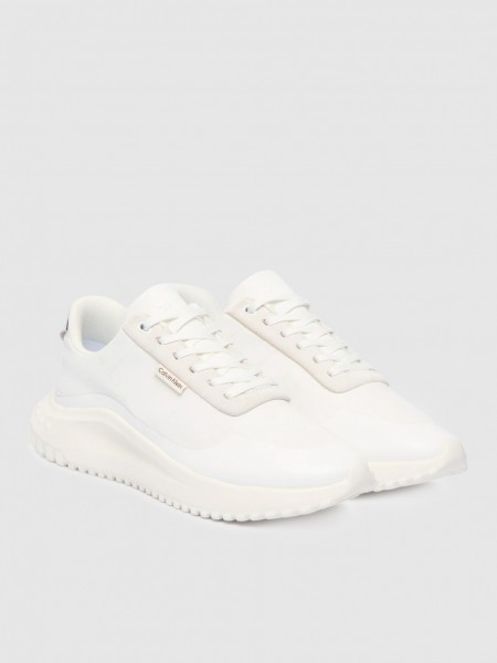 Sapatilha Calvin Klein Mulher Eva Runner Lace Up Mat Mix