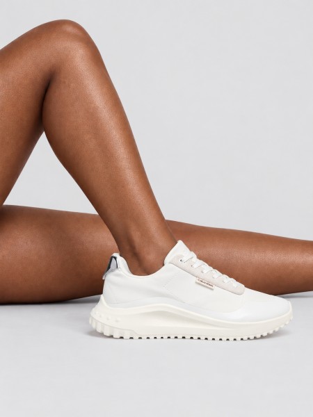 Sapatilha Calvin Klein Mulher Eva Runner Lace Up Mat Mix