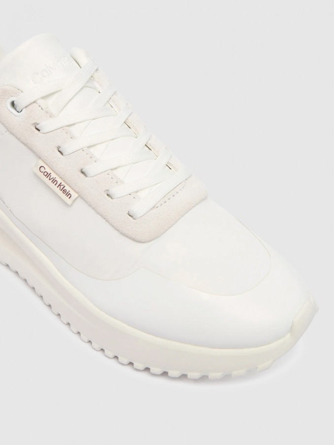 Sapatilha Calvin Klein Mulher Eva Runner Lace Up Mat Mix