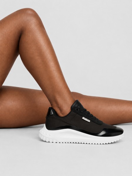 Sapatilha Calvin Klein Mulher Eva Runner Lace Up Mat Mix