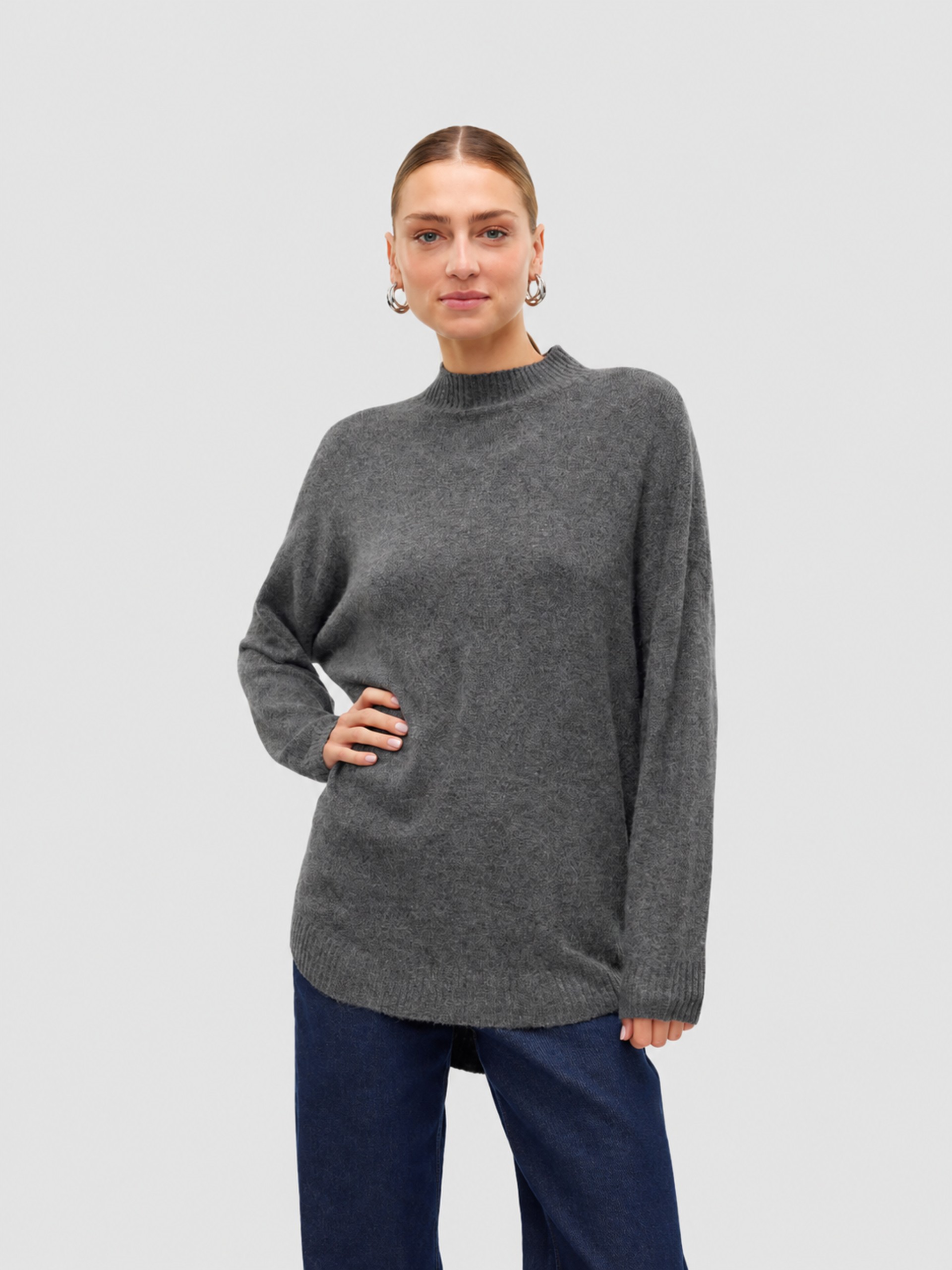Sueter Mujer Gris Vero Moda
