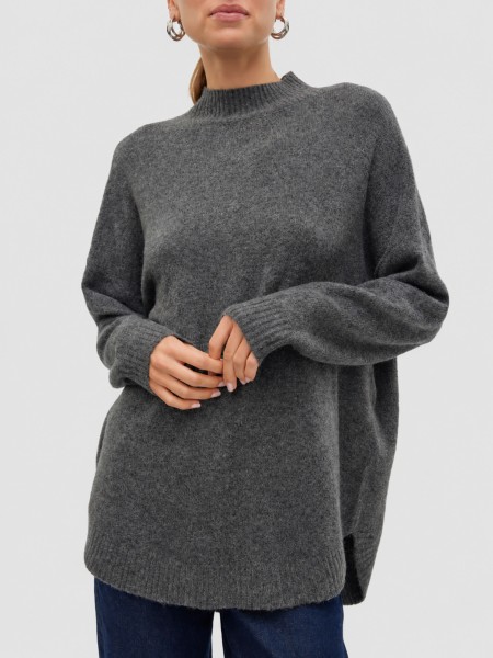 Sueter Mujer Gris Vero Moda