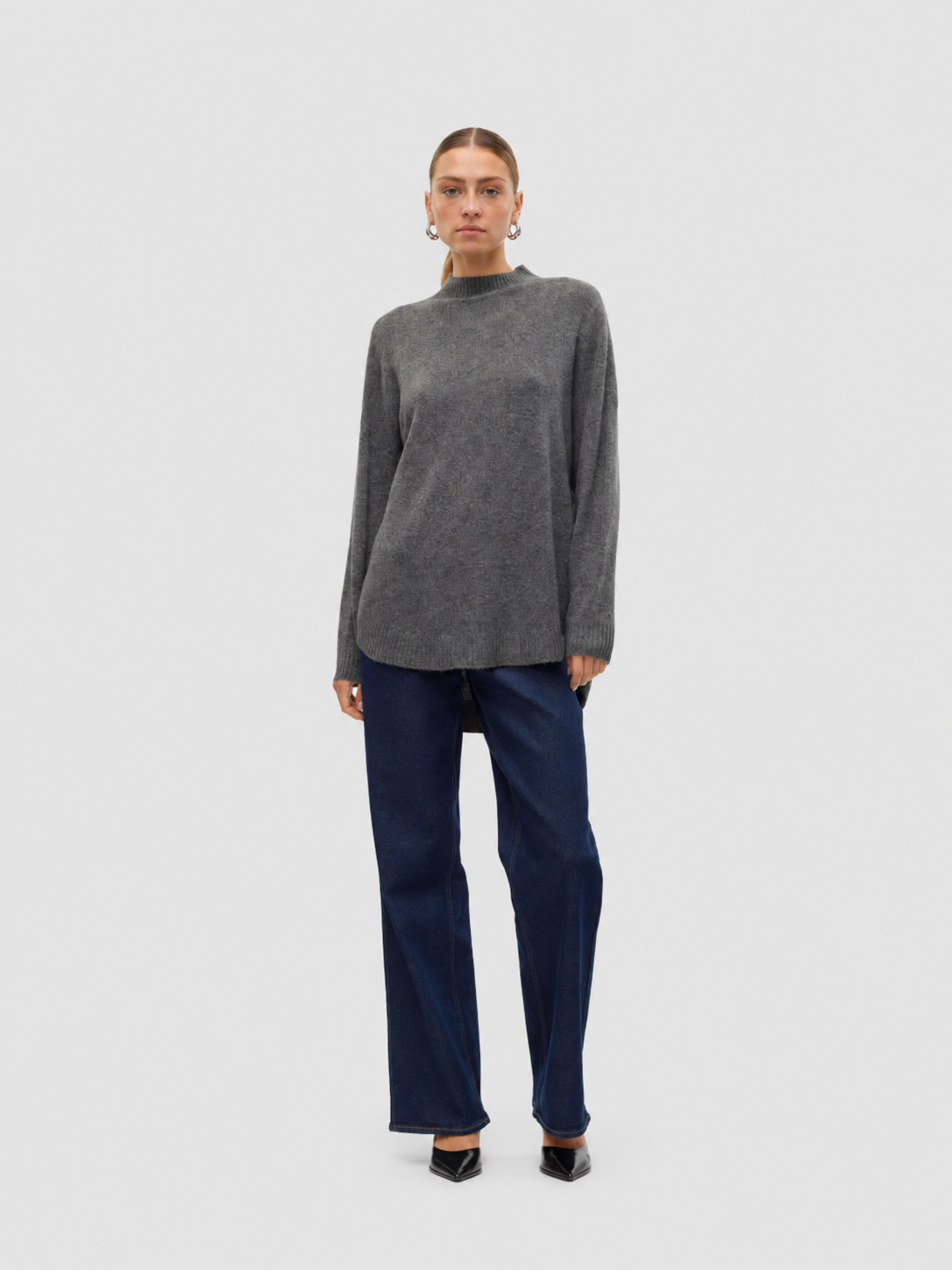 Sueter Mujer Gris Vero Moda