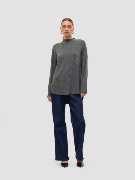 Sueter Mujer Gris Vero Moda