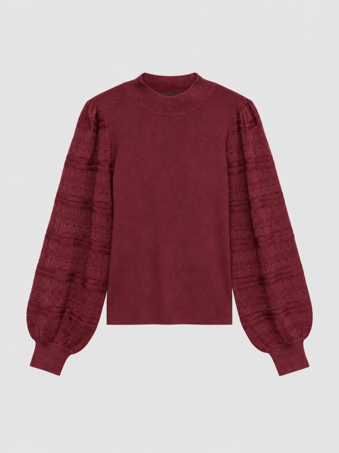 Camis�n Mujer Burdeos Vero Moda