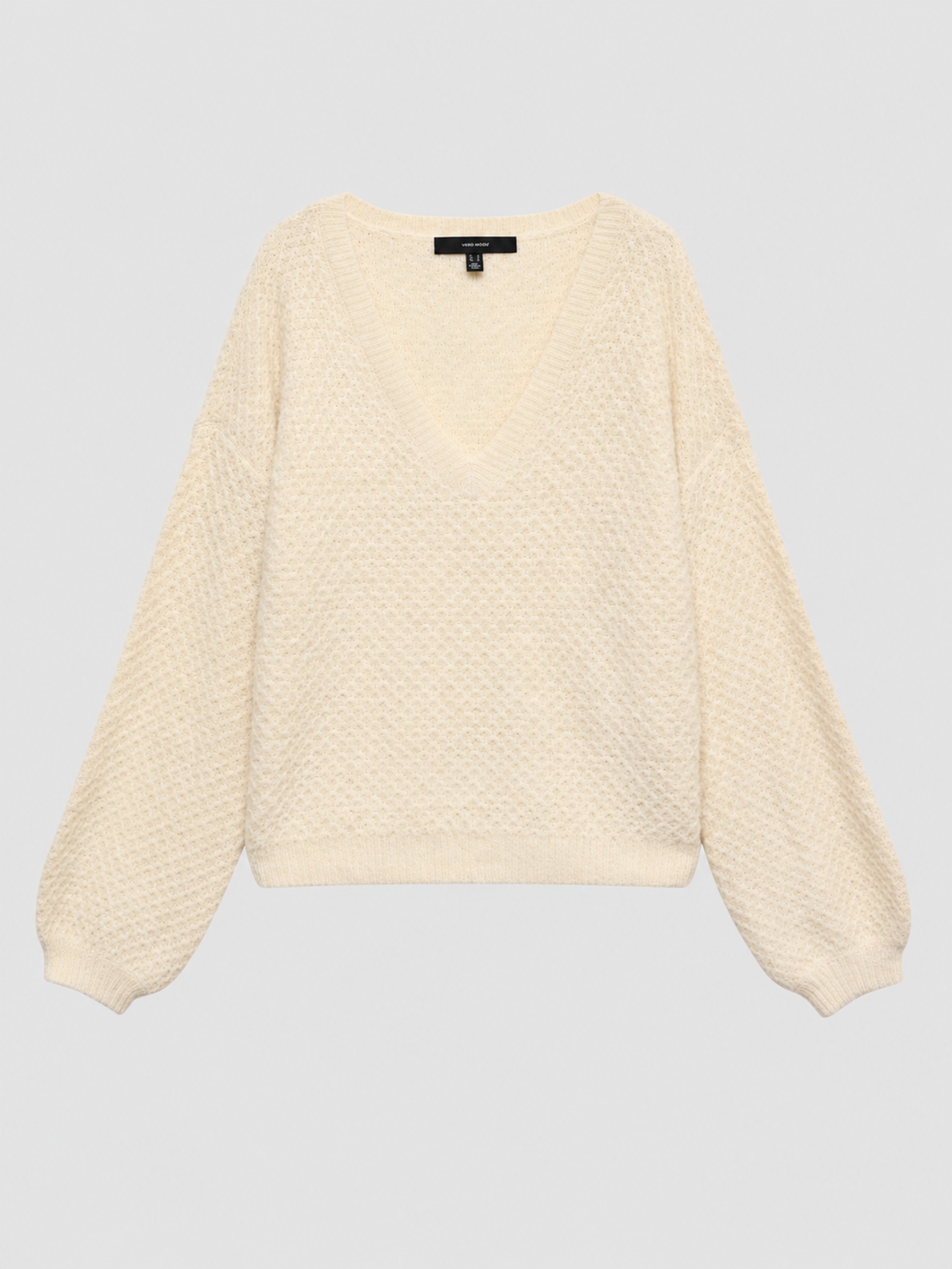 Sueter Mujer Crema Vero Moda