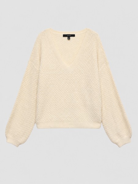 Sueter Mujer Crema Vero Moda Sueter Mujer Crema Vero Moda