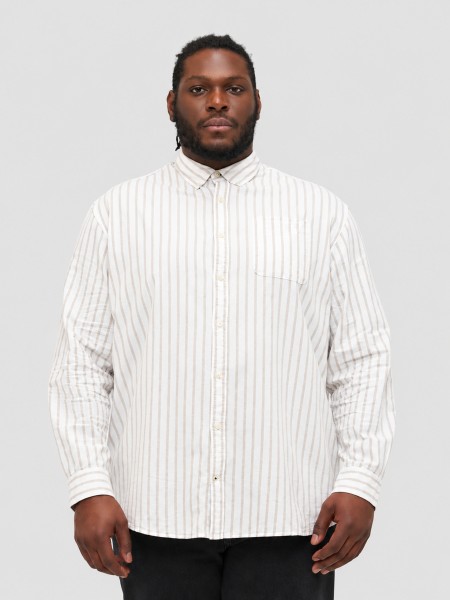 Camisa Jack & Jones Homem Jjeoxford Shirt Ls Noos