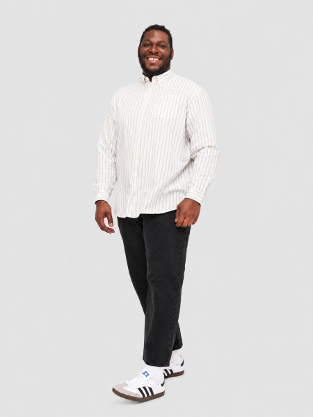 Camisa Jack & Jones Homem Jjeoxford Shirt Ls Noos