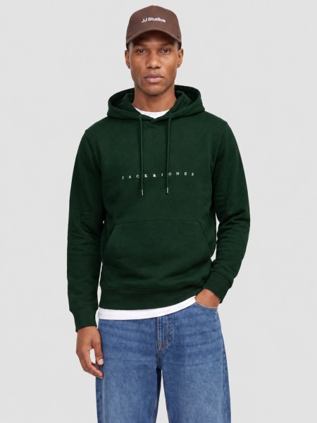 Sweatshirt Jack & Jones Homem Jjestar Jj Sweat Hood Noos