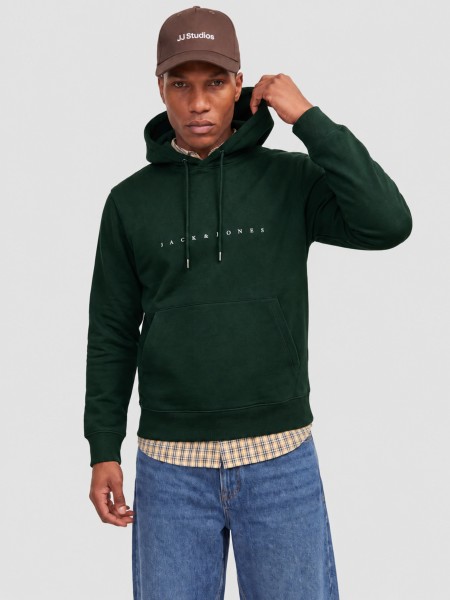 Sweatshirt Jack & Jones Homem Jjestar Jj Sweat Hood Noos