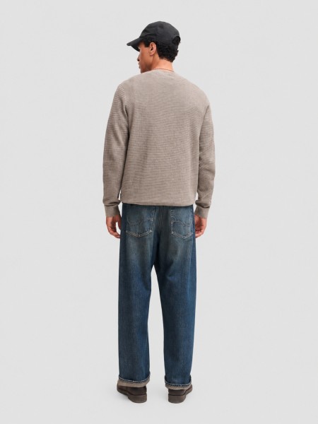 Camisola Jack & Jones Homem Jprbluriley Knit Crew Neck Ls Sn