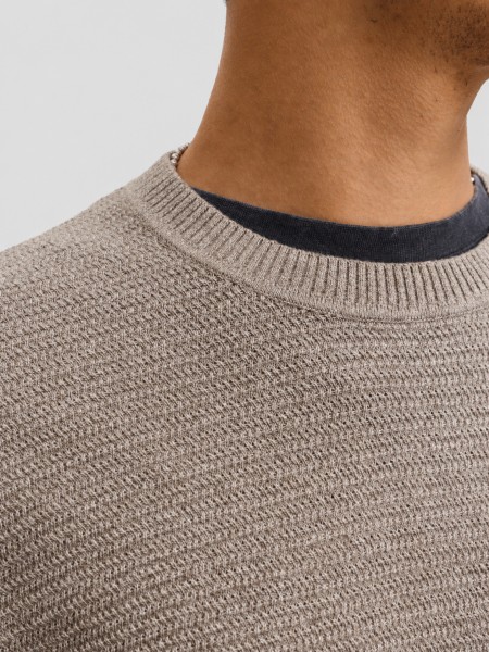 Camisola Jack & Jones Homem Jprbluriley Knit Crew Neck Ls Sn