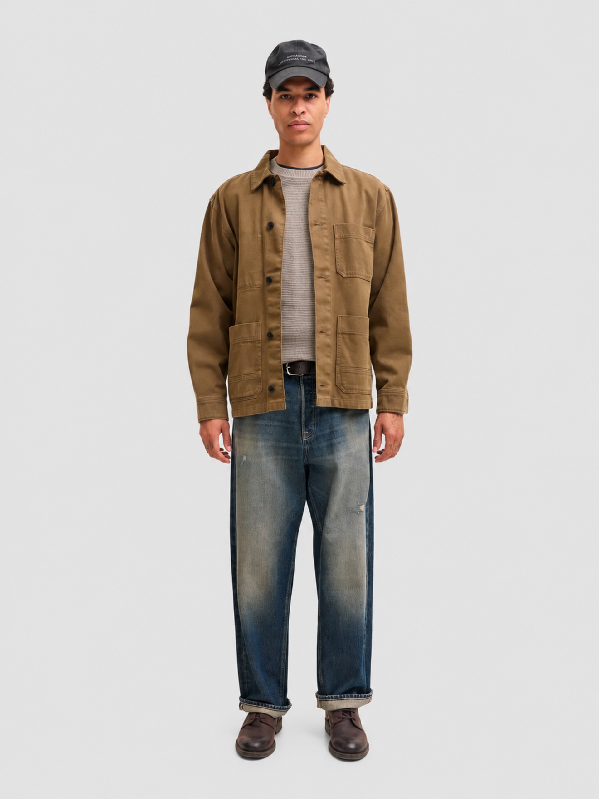Pullover Man Light Brown Jack & Jones