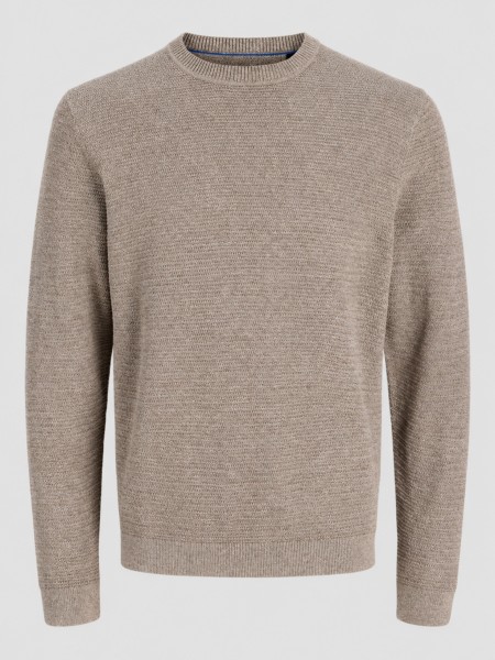 Camisola Jack & Jones Homem Jprbluriley Knit Crew Neck Ls Sn