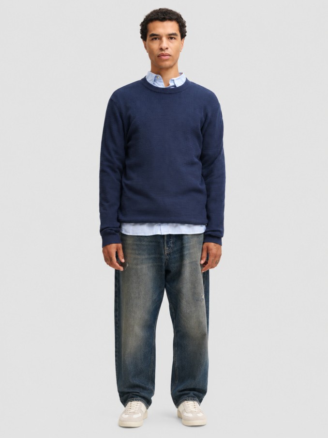 Pullover Man Navy Blue Jack & Jones