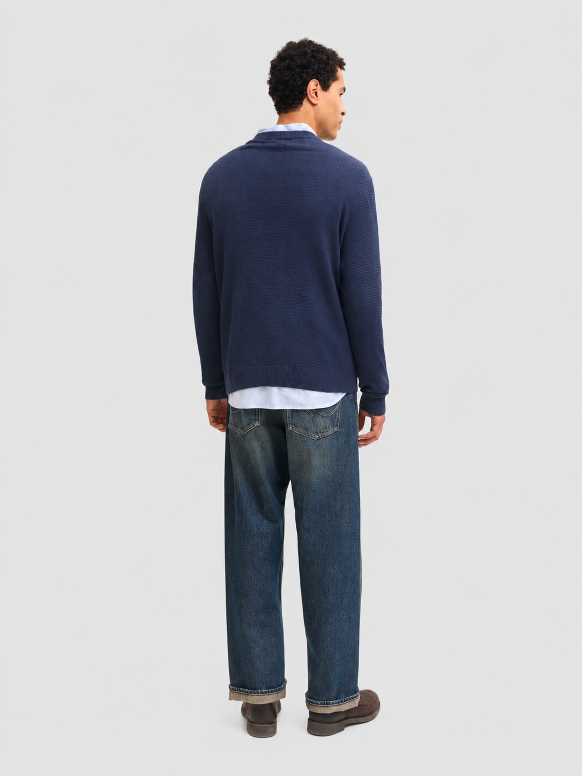 Pullover Man Navy Blue Jack & Jones
