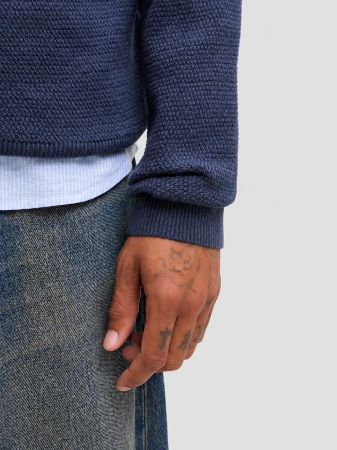 Pullover Man Navy Blue Jack & Jones