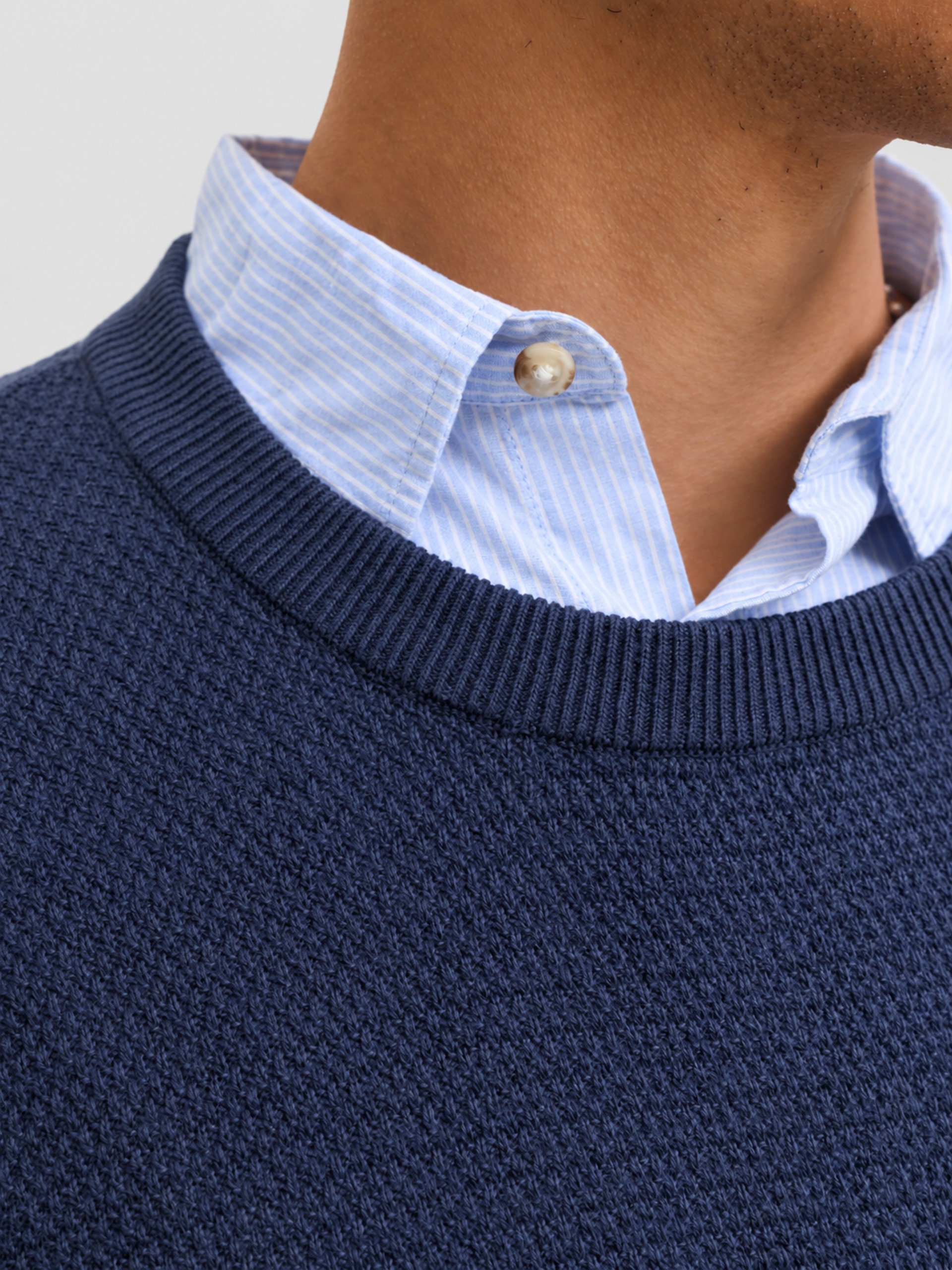 Pullover Man Navy Blue Jack & Jones