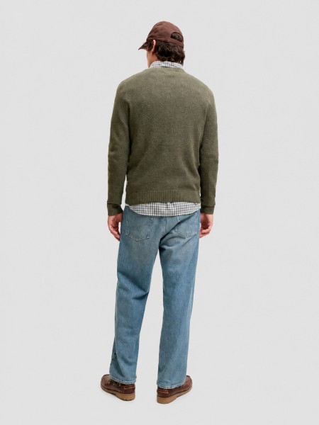 Camisola Jack & Jones Homem Jjeryder Knit Crew Neck Noos