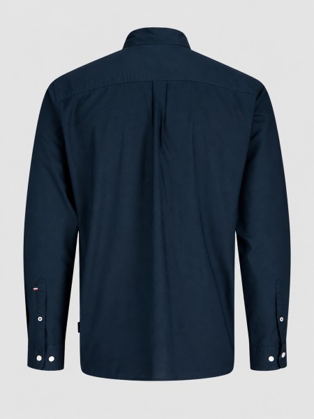 Camisa Jack & Jones Homem Jjoxford Detail Shirt L/s