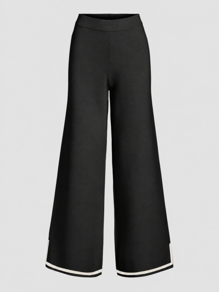 Cal�as Vila Mulher Visway Contrast Knit Pants/spi