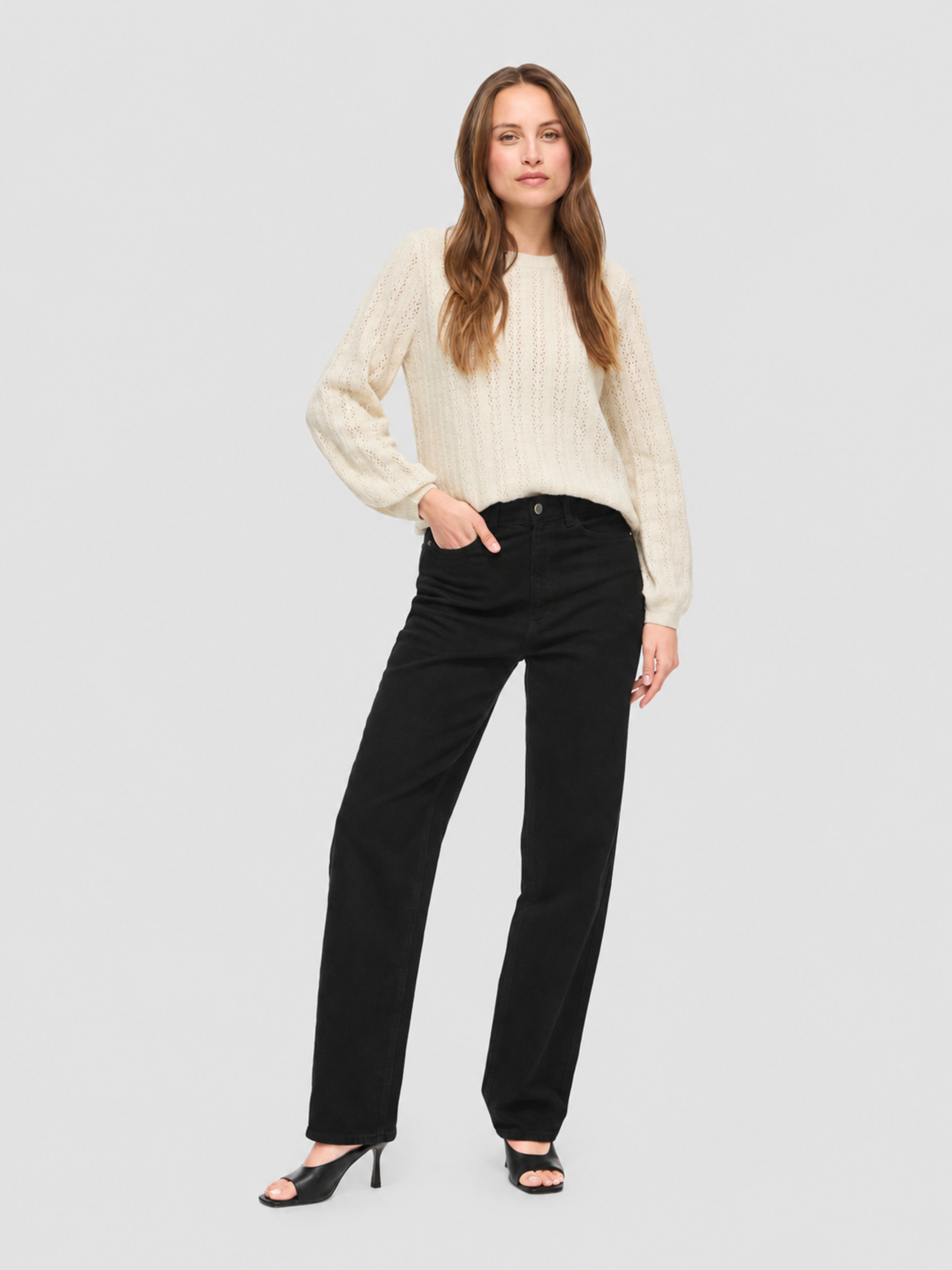 Sueter Mujer Crema Vila