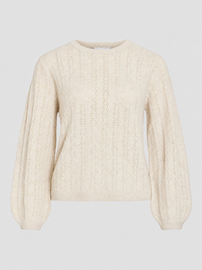 Sueter Mujer Crema Vila