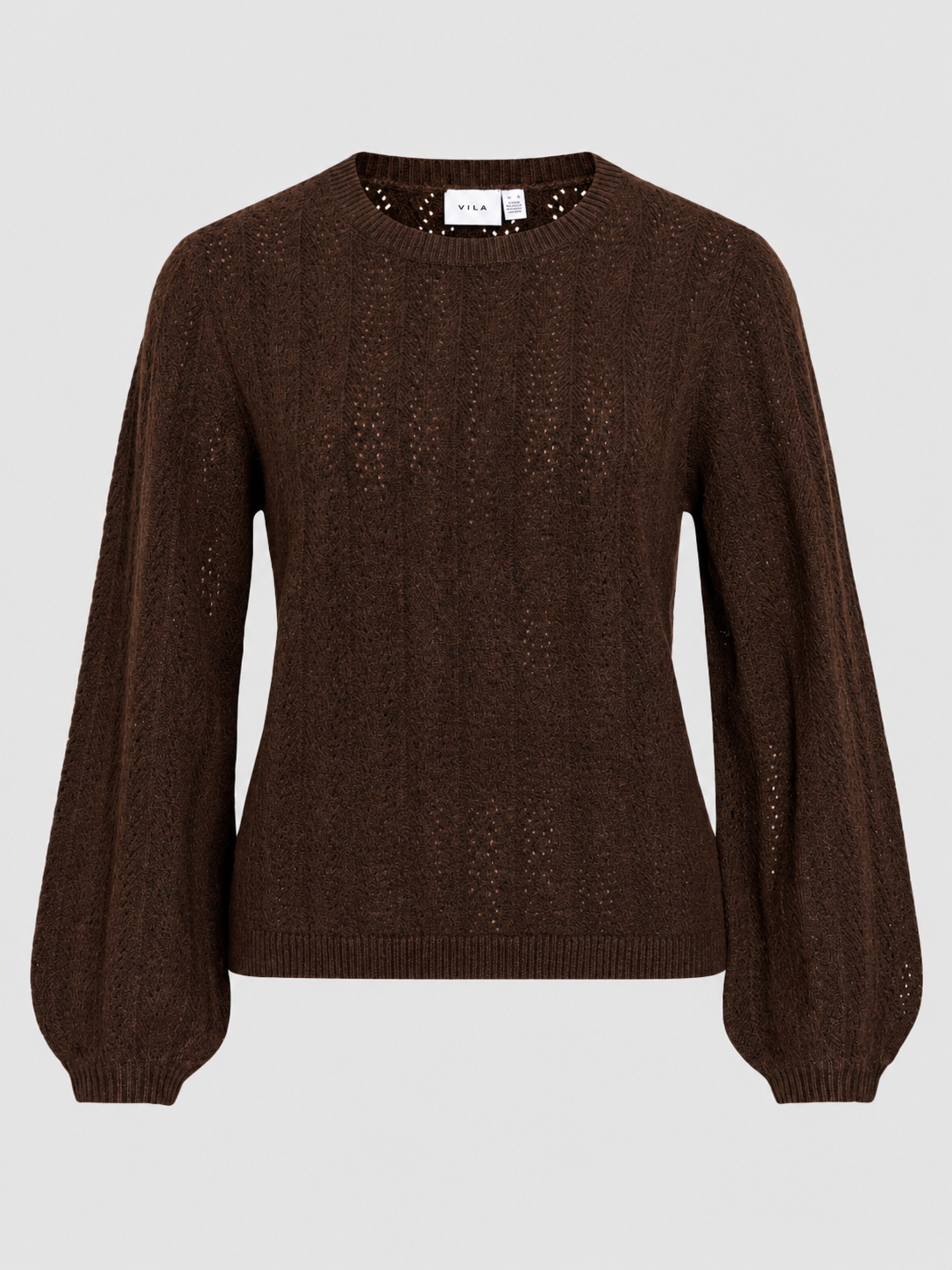 Pullover Woman Brown Vila