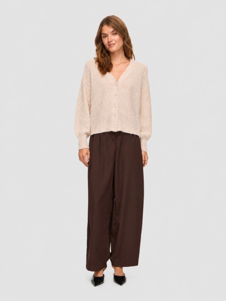 Casaco Vila Mulher Vituli V-Neck L/s Knit Cardigan/pb/rc