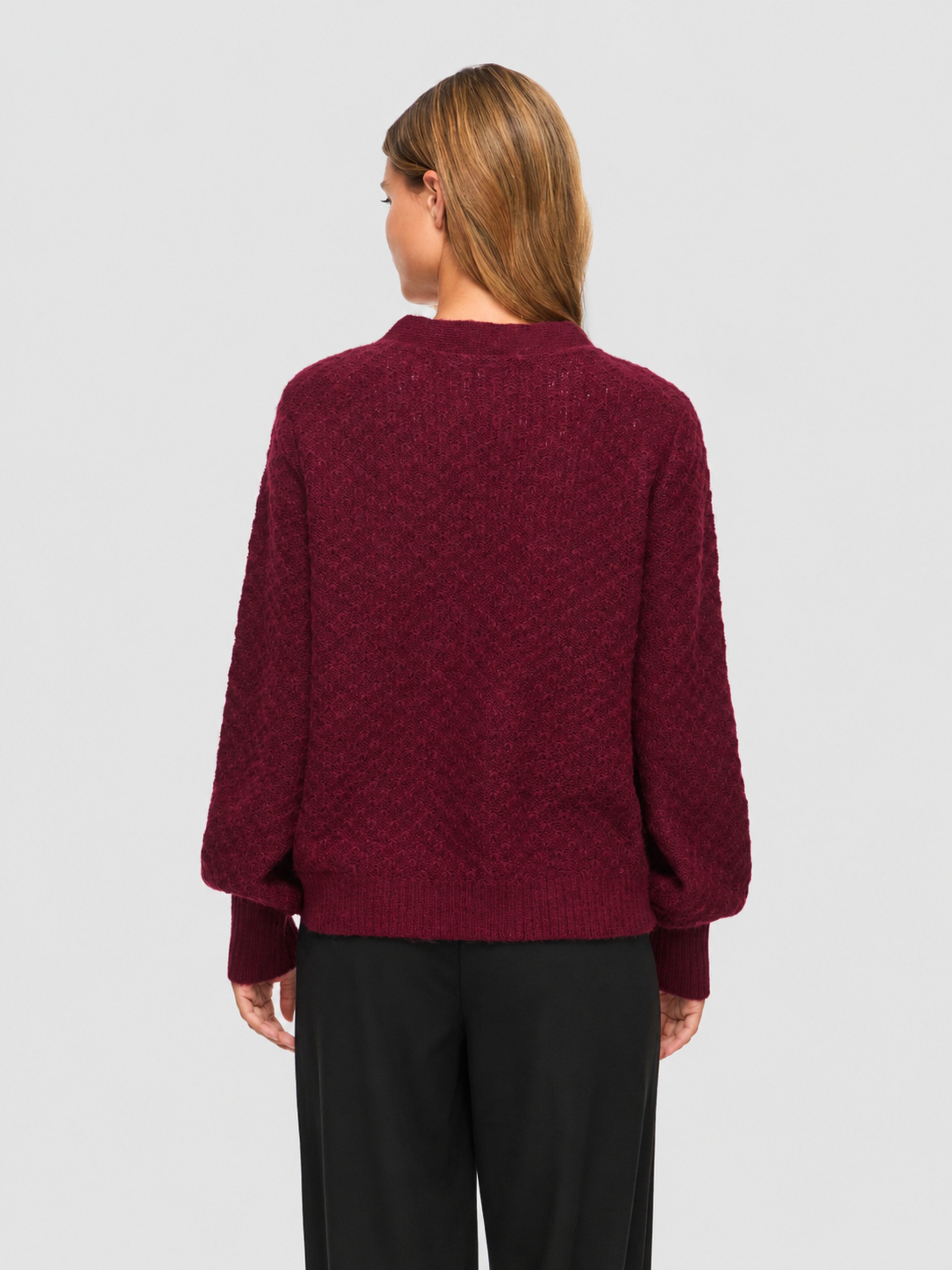 Chaqueta Mujer Burdeos Vila